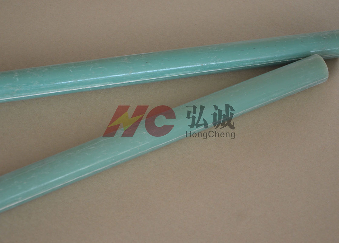 引き抜かれたの薄緑のガラス繊維棒/ブラウン色の引抜成形のエポキシのガラス繊維棒