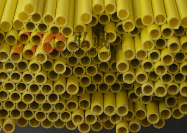 黄色い引き抜かれたのガラス繊維の管/空のガラス繊維の管の高い屈曲強さ