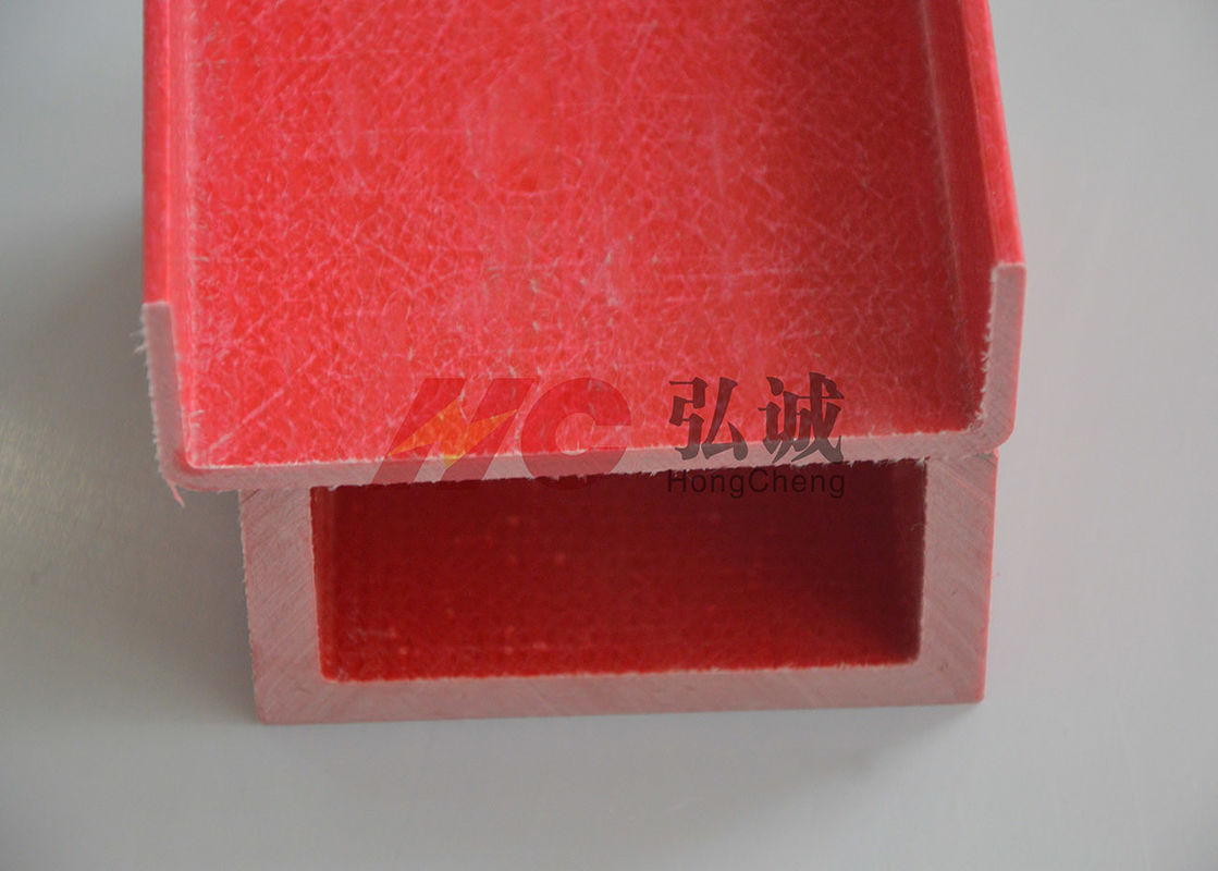 赤いUチャンネル/ガラス繊維の構造形180は高いアーク抵抗を支持します