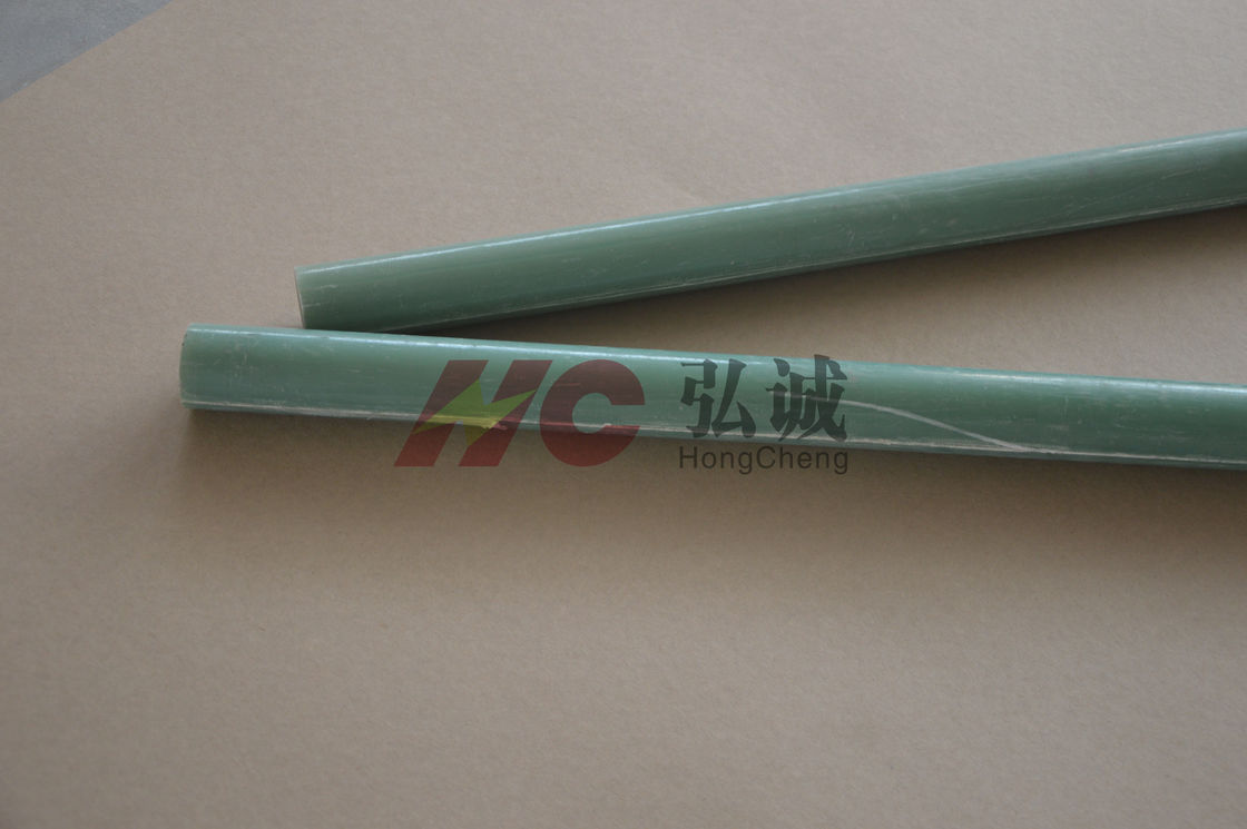 引き抜かれたの薄緑のガラス繊維棒/ブラウン色の引抜成形のエポキシのガラス繊維棒