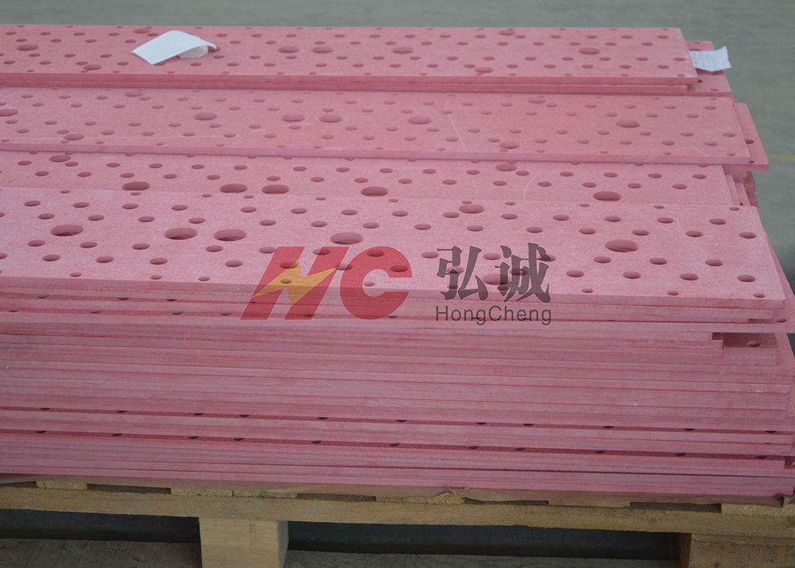 Rohsの範囲の高い耐圧強度の赤いGrinded UPGM 203の絶縁材シート