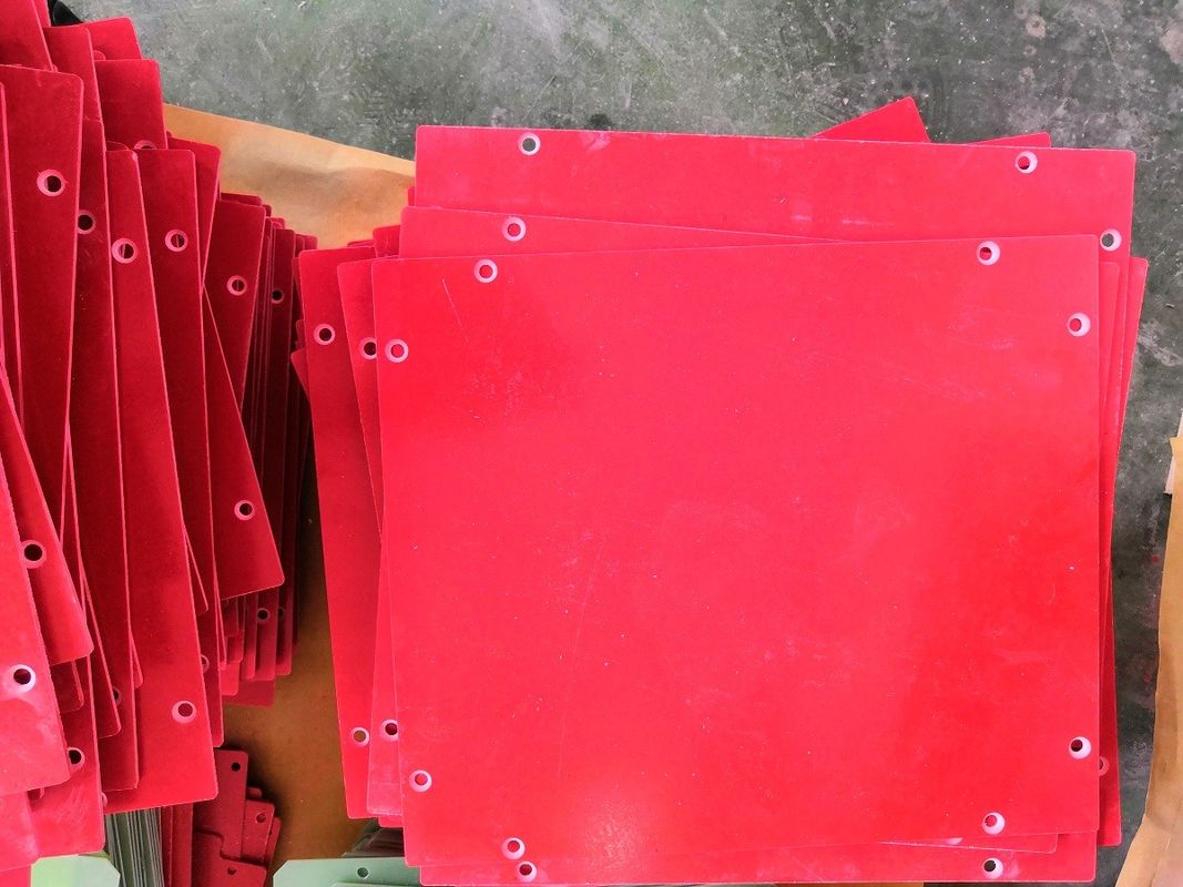 赤い色GPO -3は確認されたULが付いているシートのCNCによって機械で造られた部品を薄板にしました